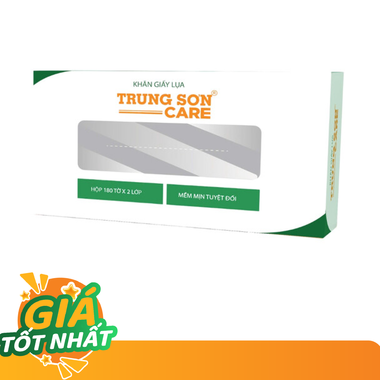 Khăn Giấy Khô Trung Sơn Care (Hộp 180 tờ)