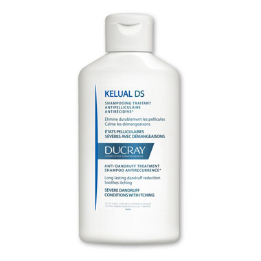 Dầu gội Ducray Kelual DS Shampoo hỗ trợ điều trị gàu, giảm ngứa da đầu (Chai 100ml)