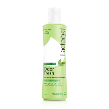 Dung dịch vệ sinh phụ nữ Lactacyd Odor Fresh Sanofi hỗ trợ bảo vệ và ngăn mùi khó chịu