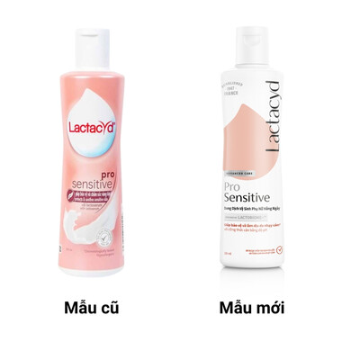 Dung dịch vệ sinh phụ nữ Lactacyd Pro Sensitive kháng khuẩn, giảm ngứa (250ml)