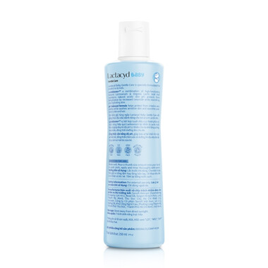 Sữa tắm gội Body And Hair Wash Gentle Care Lactacyd BB tăng cường bảo vệ làn da mỏng manh của bé