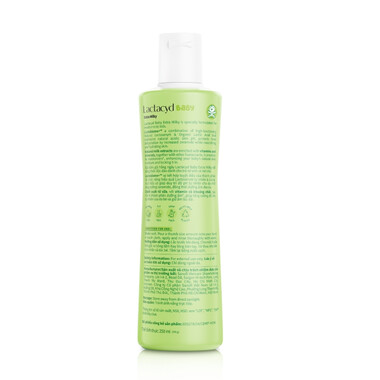 Sữa tắm gội hằng ngày Body & Hair Wash Lactacyd Baby Extra Milky làm sạch dịu nhẹ & dưỡng ẩm vượt trội (250ml)