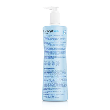 Sữa tắm gội trẻ em Lactacyd Baby Gentle Care ngăn ngừa rôm sảy (500ml)