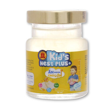 Yến Thiên Việt Kids Grow hỗ trợ tiêu hóa và phát triển chiều cao (Hộp 6 lọ)