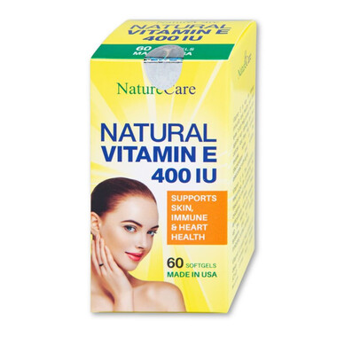 E Nature 350 bổ sung vitamin E giúp cải thiện sức khỏe làn da (Chai 60 viên)