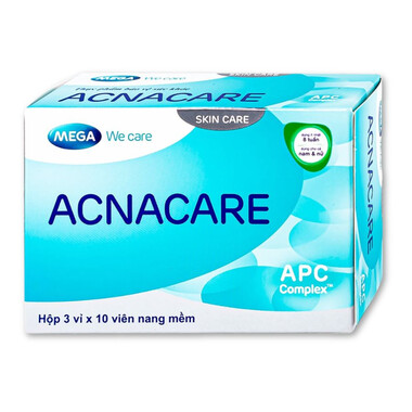 Anacare hỗ trợ giảm mụn, làm đẹp da (Hộp 30 viên)