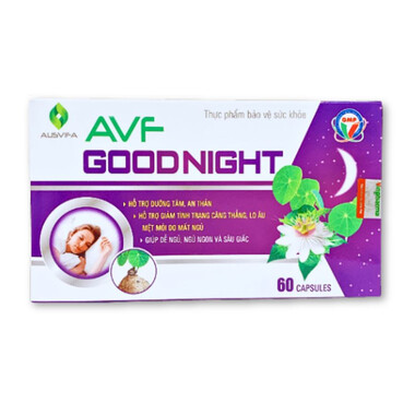 AFV Goodnight giúp ngủ ngon, giảm căng thẳng (Hộp 60 viên)