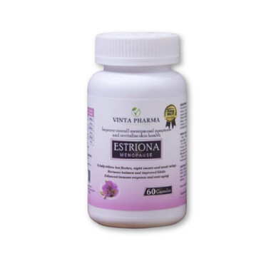 Thực phẩm hỗ trợ nữ giới Estriona Menopause hỗ trợ giảm triệu chứng tiền mãn kinh và mãn kinh (Hộp 20 viên)