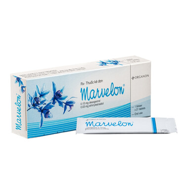 Thuốc tránh thai hằng ngày Marvelon (01 vỉ x 21 viên)