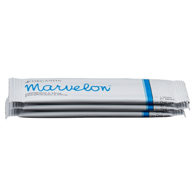 Thuốc tránh thai hằng ngày Marvelon (01 vỉ x 21 viên)