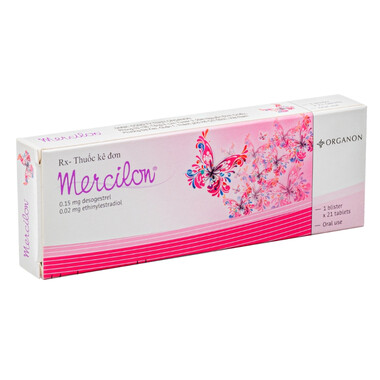 Thuốc tránh thai hàng ngày Mercilon (1 vỉ x 21 viên)