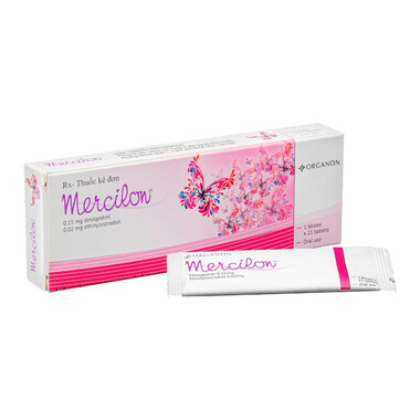 Thuốc tránh thai hàng ngày Mercilon (1 vỉ x 21 viên)