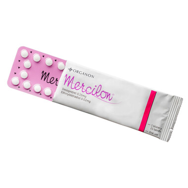 Thuốc tránh thai hàng ngày Mercilon (1 vỉ x 21 viên)