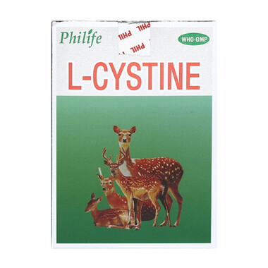 Viên nang mềm L-Cystine 500mg Phils Lin hỗ trợ điều trị viêm da do thuốc, sạm da, tàn nhang (12 vỉ x 5 viên)