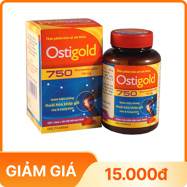 Viên uống Ostigold 750 DHG – Hỗ trợ xương khớp, bổ sung dịch khớp (60 viên)