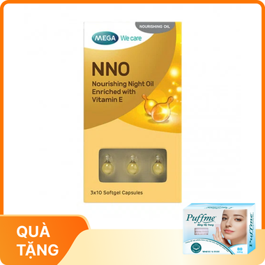 Viên dầu dưỡng da NNO Nourishing giữ ẩm, ngừa nếp nhăn và đốm nâu (30 viên)