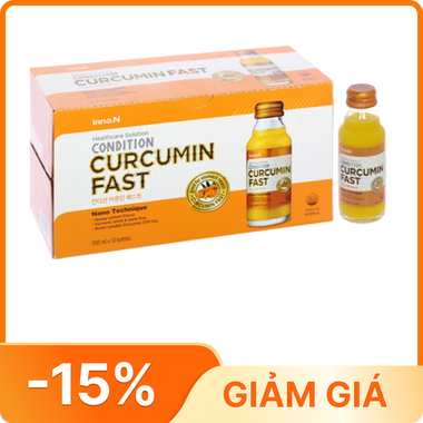 Thực phẩm bảo vệ sức khoẻ Condition Curcumin Fast hỗ trợ giảm viêm loét dạ dày (100ml)