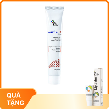 Kem Fixderma Skarfix-TX Cream hỗ trợ làm mờ vết thâm, đốm đen, nám (15g)