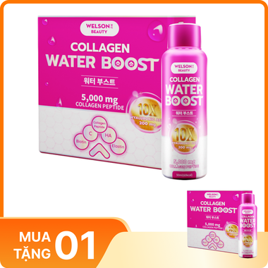 Nước uống Collagen Welson Beauty 10x water boost (6 chai)