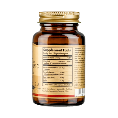 Ester-C 500MG Vitamin C Solgar hỗ trợ tăng cường sức đề kháng (50 viên)