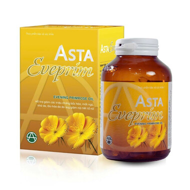 Thực phẩm bảo vệ sức khoẻ Asta Eveprim hỗ trợ điều hoà nội tiết tố nữ (Hộp 90 viên)