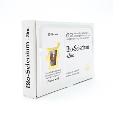 Bio-Selenium + Zinc chống oxy hóa và tăng cường sức đề kháng (Hộp 30 viên)