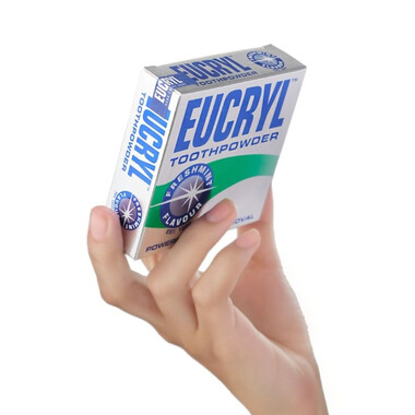 Bột Đánh Răng Bạc Hà Tẩy Trắng Eucryl Toothpowder 50g