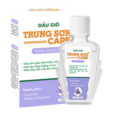 Dầu gió trắng Trung Sơn Care giúp thư giãn tinh thần, hỗ trợ giấc ngủ (24ml) 