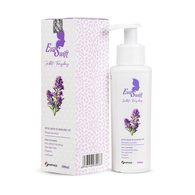 Dung dịch vệ sinh phụ nữ Evaswift 100ml - Hương Hoa Lavender (Chai 100ml)