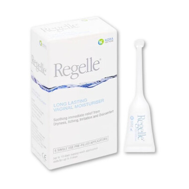 Gel Regelle hỗ trợ giảm khô rát âm đạo, cấp ẩm tự nhiên vùng kín (Hộp 6 tuýp)