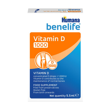 Thực phẩm bảo vệ sức khỏe Humana Benelife Vitamin D 1000 (15ml)
