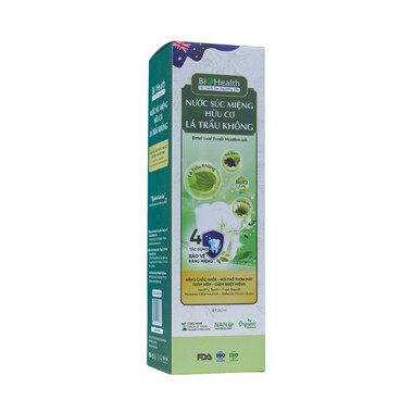 Nước súc miệng hữu cơ Lá Trầu Không BioHealth (Chai 250ml)