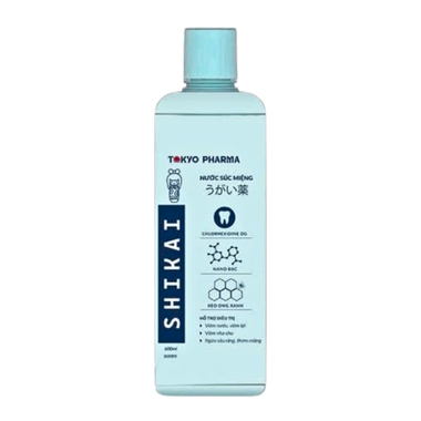 Nước súc miệng Shikai (Chai 600ml)