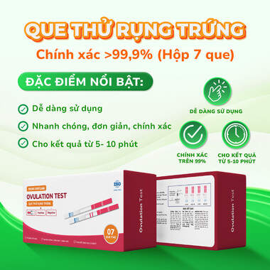 Que thử rụng trứng Trung Son Care (Hộp 07 que)