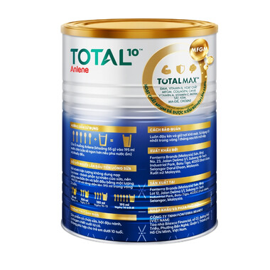 Sữa bột Anlene Total 10 Hương Vani - Hỗ trợ tăng cường sức khỏe toàn diện (400g)