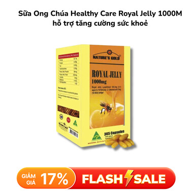 Thực phẩm bảo vệ sức khỏe Royal Jelly 1000mg (365 Viên)