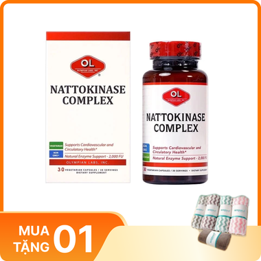 Thực phẩm bảo vệ sức khoẻ viên nang Nattokinase Complex (30 Viên)
