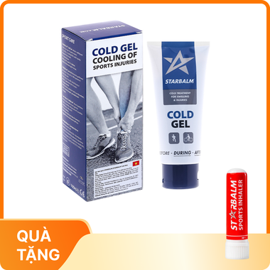 Gel làm lạnh Starbalm Cold Gel hỗ trợ điều trị nhanh chấn thương, đau lưng,viêm khớp (100ml)