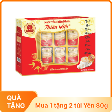 Nước Yến Thiên Việt Đường Ăn Kiêng 70ml - Hộp 6 Lọ