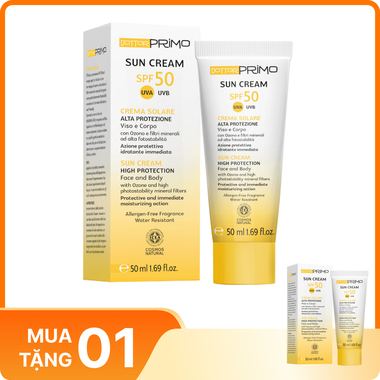 Kem chống nắng DottorPrimo Sun Cream SPF50 dành cho da nhạy cảm (50ml)