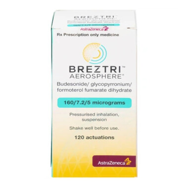 Thuốc Hít Breztri Aerosphere 160/7.2/5mcg AstraZeneca