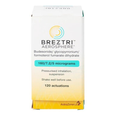 Thuốc Hít Breztri Aerosphere 160/7.2/5mcg AstraZeneca