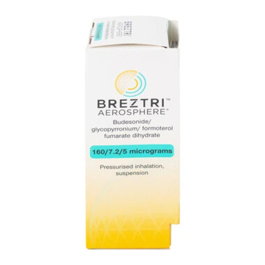 Thuốc Hít Breztri Aerosphere 160/7.2/5mcg AstraZeneca