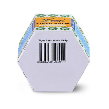 Dầu cù là Tiger Balm White Haw Par giảm đau đầu, nghẹt mũi, côn trùng cắn (19,4g)
