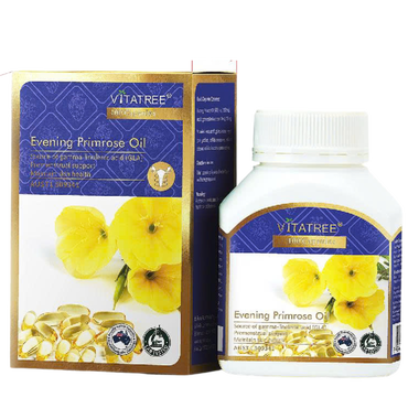 Evening Primrose Oil Vitatree hỗ trợ giảm triệu chứng của tiền kinh nguyệt (Hộp 100 viên)