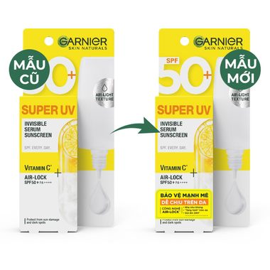 Kem chống nắng Garnier Skin Naturals Super Uv Invisible Serum 30ml