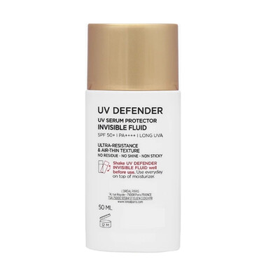 Kem Chống Nắng X20 Thoáng Da Mỏng Nhẹ L'Oreal Paris UV Defender Invisible Resist SPF50+ PA++++ 50ml