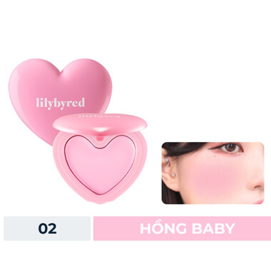 Phấn Má Kem Lilybyred Luv Beam Cheek Balm 02 Innocent Pink