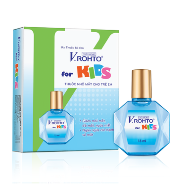 Thuốc nhỏ mắt V.Rohto For Kids giảm mỏi mắt, đỏ mát, ngứa mắt (13ml) Thuốc nhỏ mắt V.Rohto For Kids giảm mỏi mắt, đỏ mát, ngứa mắt (13ml)