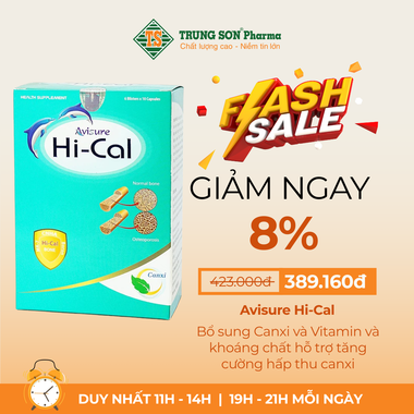 Avisure Hi-Cal - Viên uống bổ sung Canxi và Vitamin và khoáng chất (60 viên)